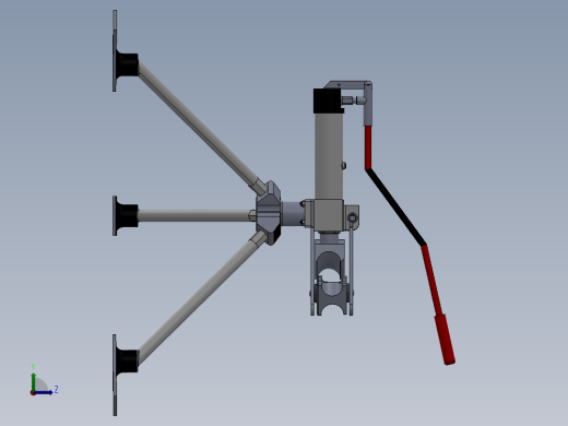 液压弯管机设计模型160550==30左视缩略图