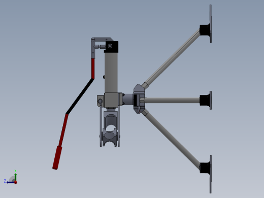 液压弯管机设计模型160550==30右视缩略图