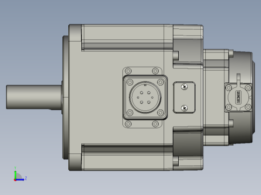 电机MS6G-130TL25BZ2-41P0左视缩略图