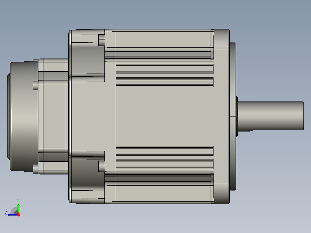 电机MS6G-130TL25BZ2-41P0右视图