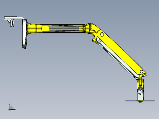 爱格升ergotron桌面显示器支架万向双屏拉伸左视缩略图