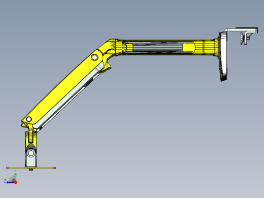 爱格升ergotron桌面显示器支架万向双屏拉伸右视缩略图