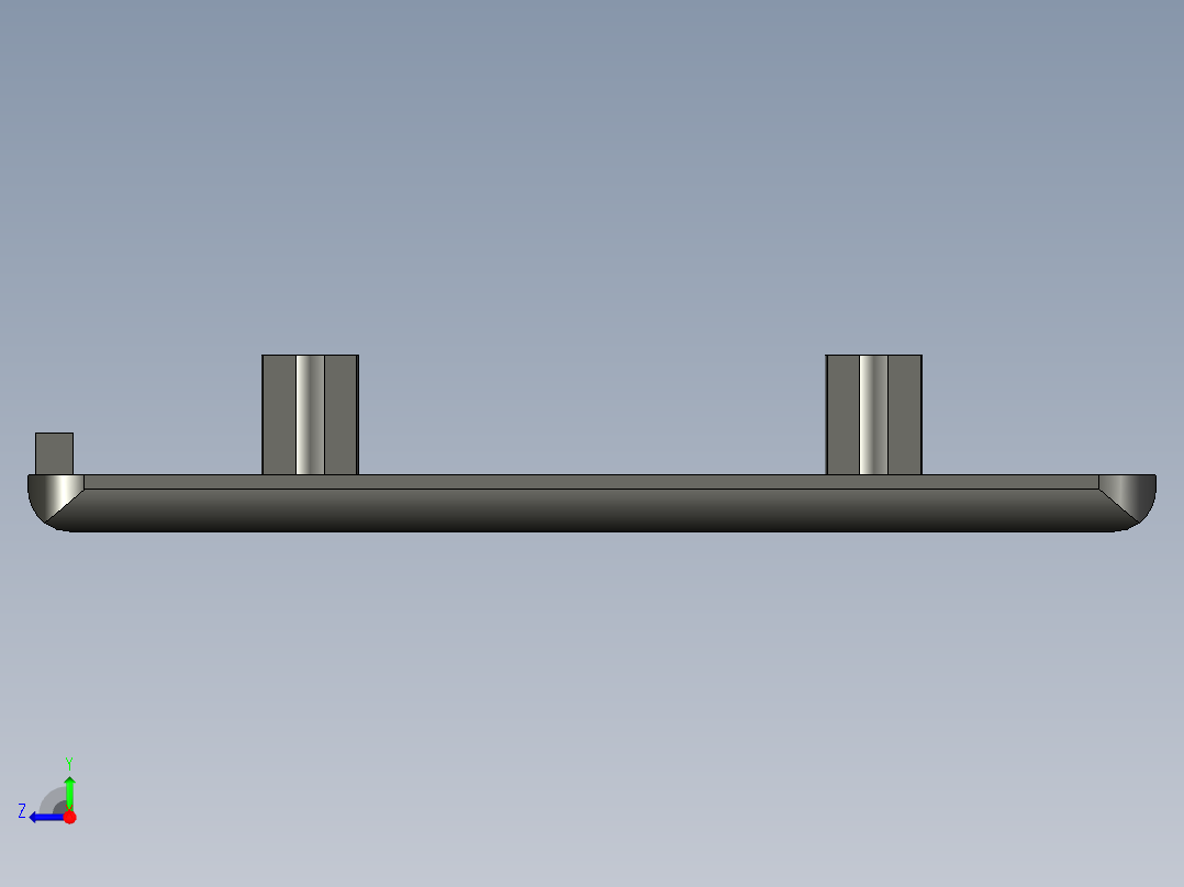 型材-BR 40X80 COVER CAP KJN529036右视图