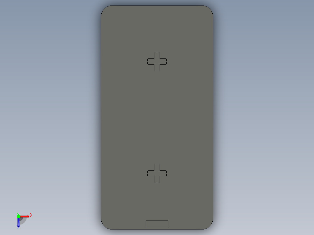 型材-BR 40X80 COVER CAP KJN529036俯视图