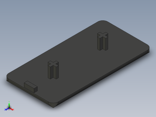 型材-BR 40X80 COVER CAP KJN529036正等轴测缩略图