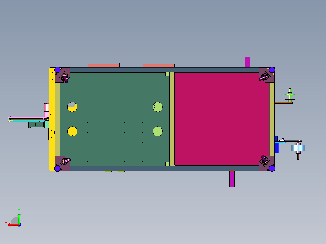 手机接头性能测试打包线后视图