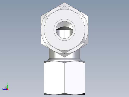 卡套式工业通用硬管接头EO_Bulkhead_elbow_WSV10ZL71右视缩略图