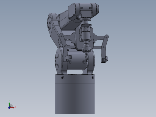 机械夹爪前视缩略图