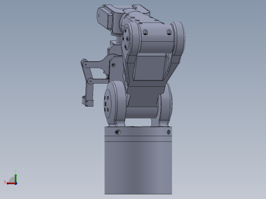 机械夹爪后视缩略图