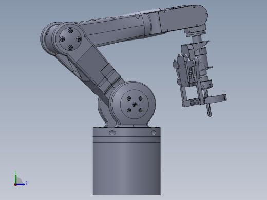 机械夹爪左视缩略图