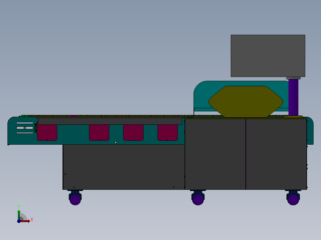 小型垃圾处理设备sw14前视图