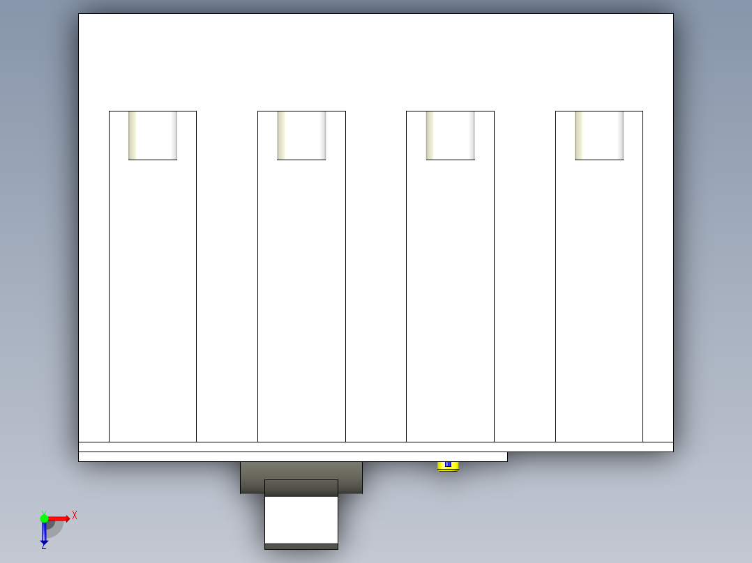 德力西电气 CDM1L-100L 3P俯视图