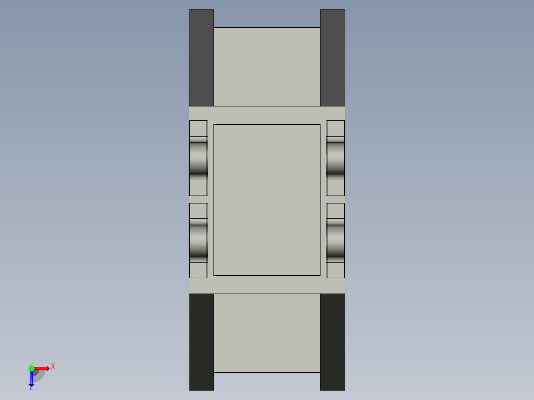 B3003341-滚筒去核器俯视图