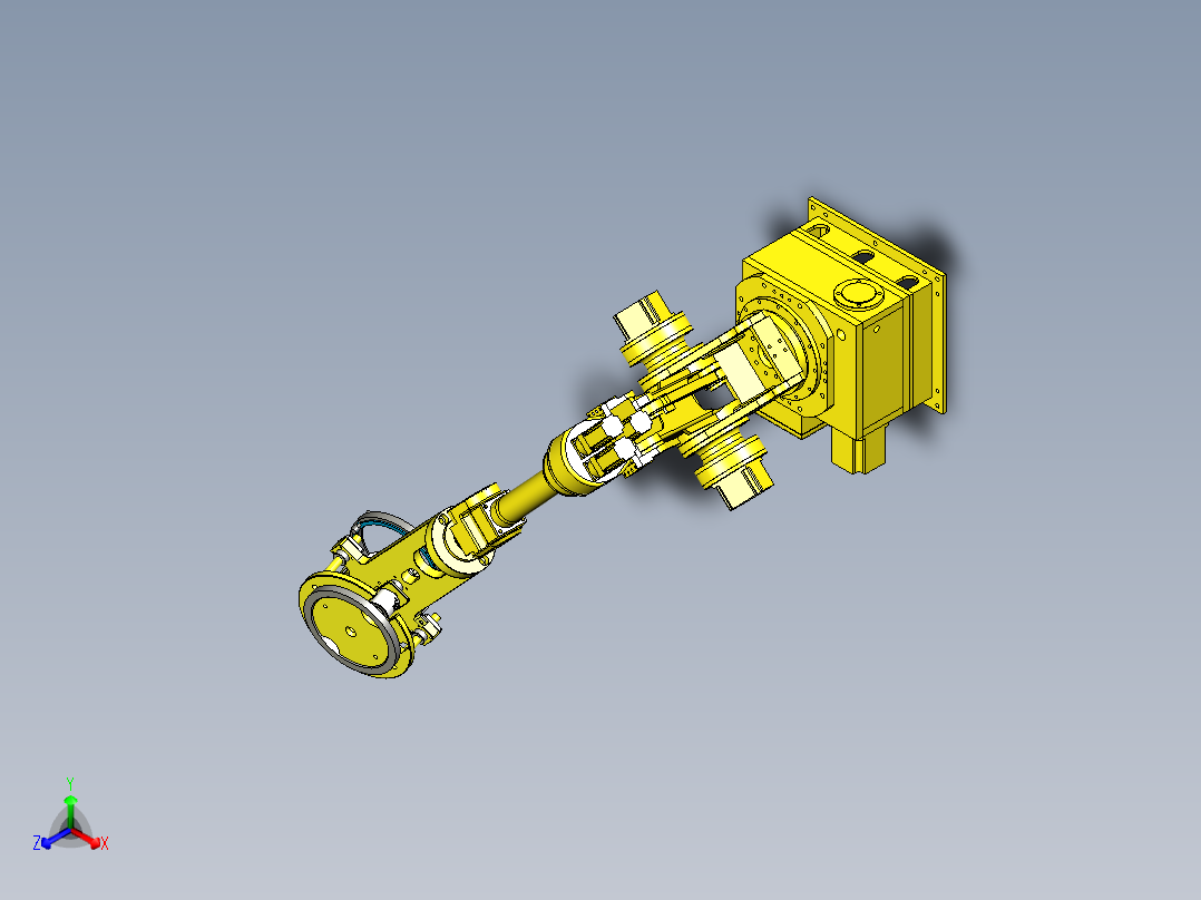 环形加工物料的机械手抓取机构