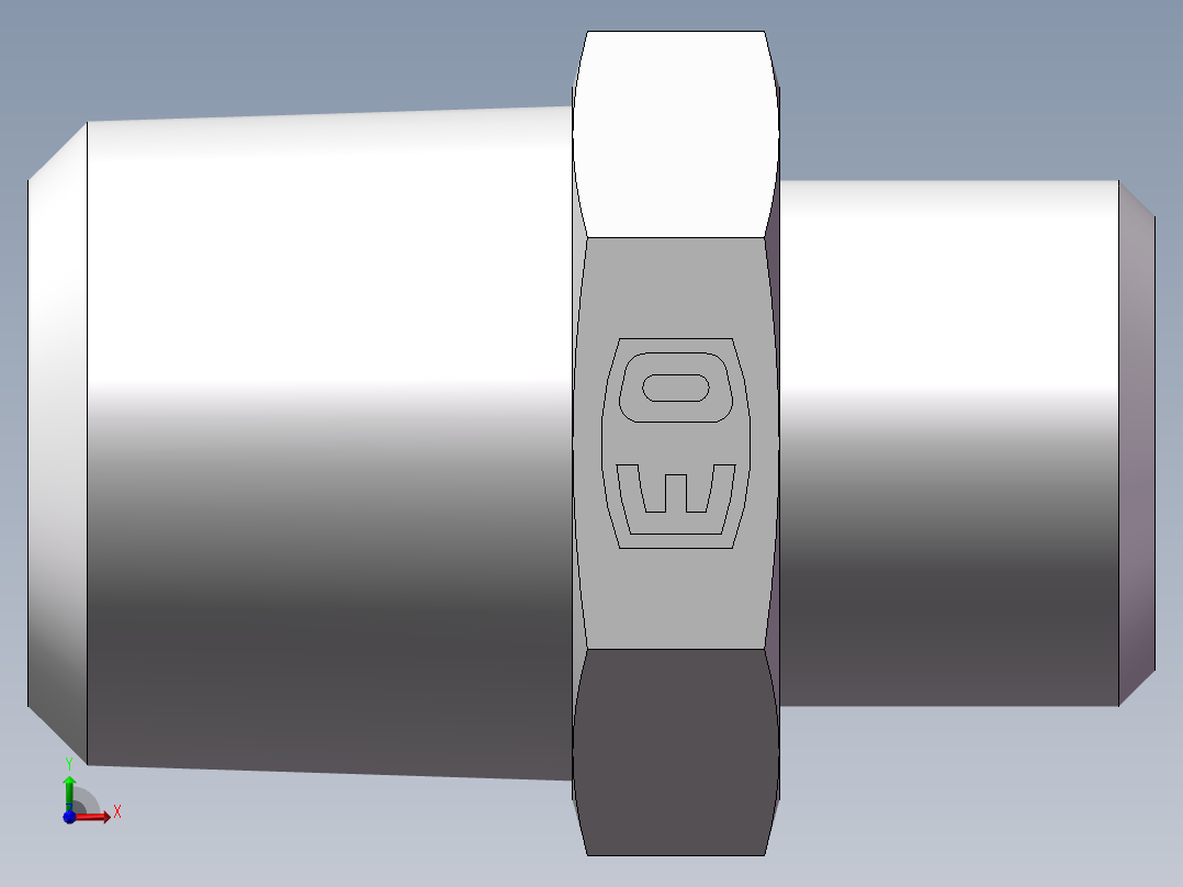 美制锥螺纹、1CN-14-06前视图