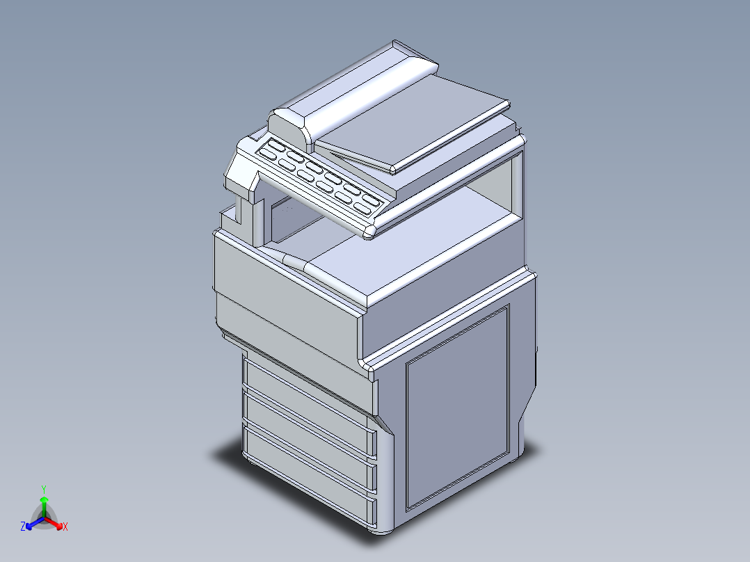 A3003516-复印机打印机主视图
