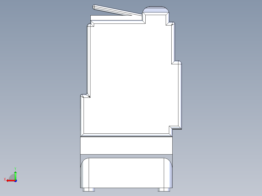 A3003516-复印机打印机后视图