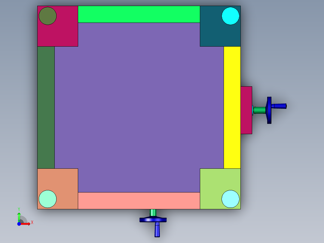 电脉冲取断丝锥机前视图