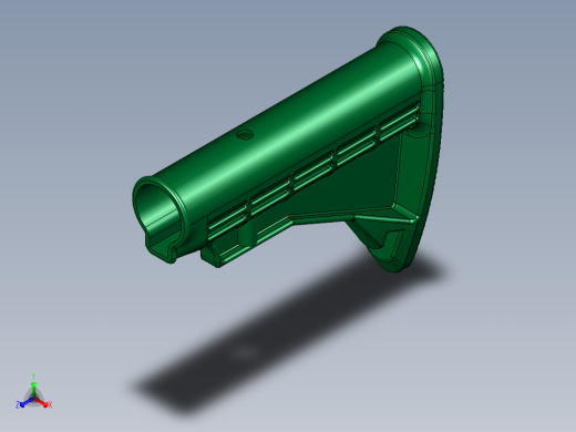 手枪左轮冲锋枪老式狙击步枪设计3D图纸c7a2-1 3 STP UG X_T