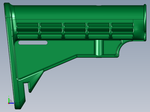 手枪左轮冲锋枪老式狙击步枪设计3D图纸c7a2-1 3 STP UG X_T左视缩略图