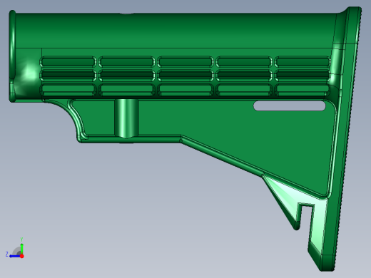 手枪左轮冲锋枪老式狙击步枪设计3D图纸c7a2-1 3 STP UG X_T右视缩略图