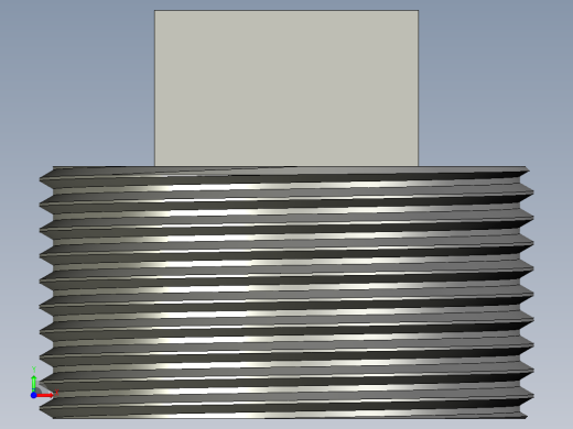 螺纹管四角塞头 DN32前视缩略图