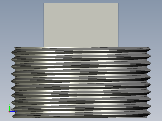 螺纹管四角塞头 DN32左视缩略图