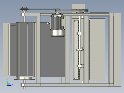 多级高效谷物清选机左视缩略图