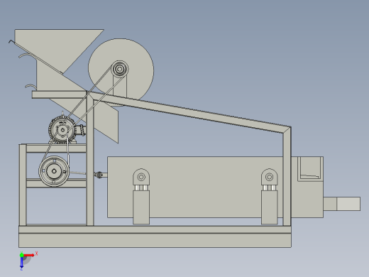 多级高效谷物清选机俯视缩略图