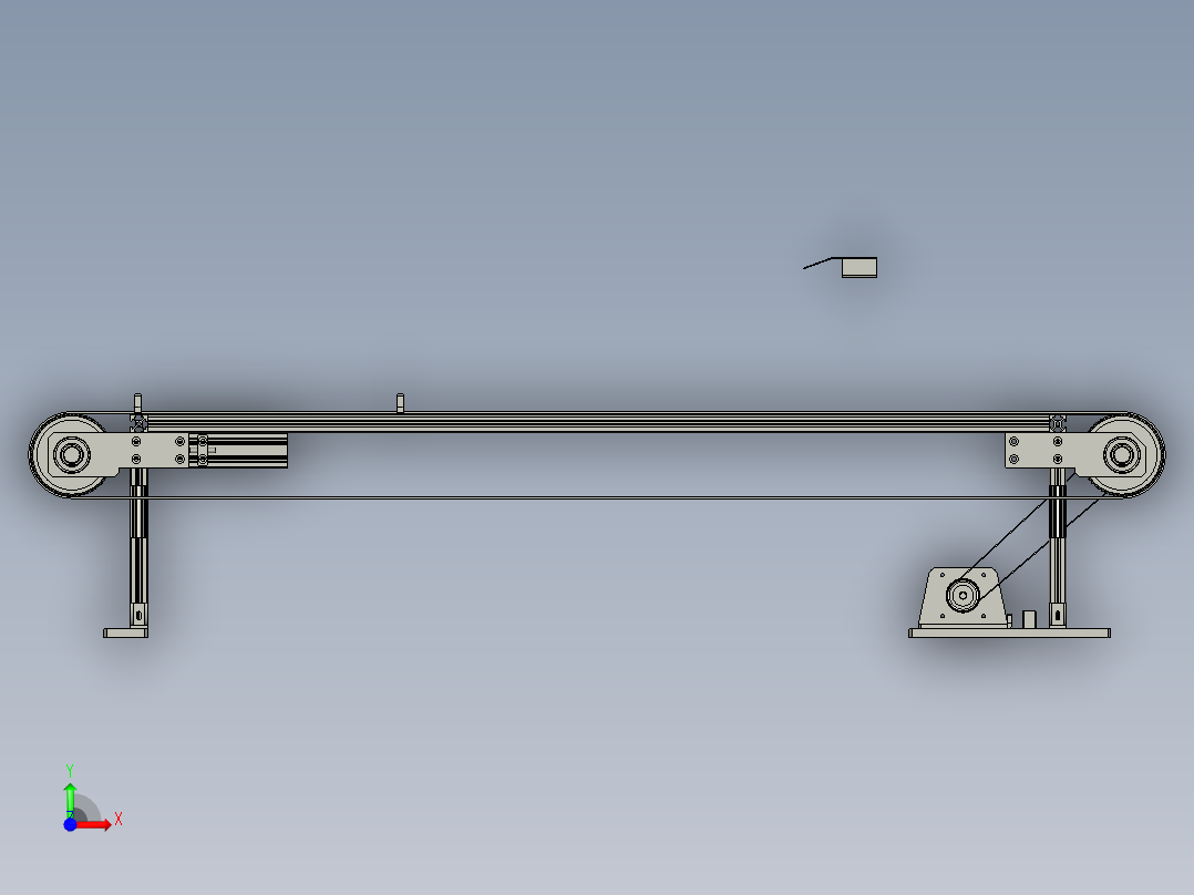 TRD899MINI-25-00铝箔袋平移机构前视图