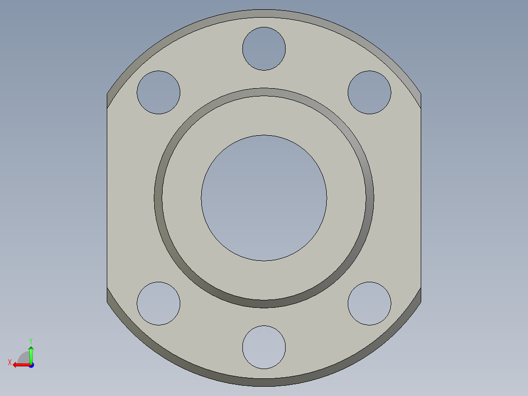 滚珠螺母FSI16-5T3后视图