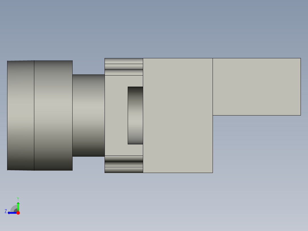 NP2-BW356124V黄色-常开-A右视图