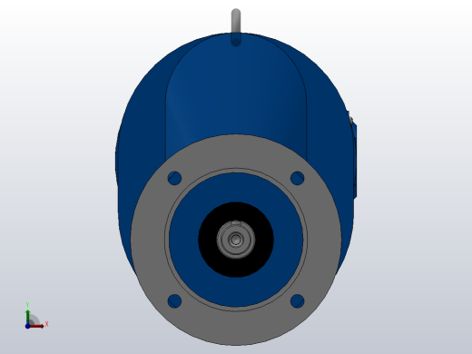 RXF57法兰轴伸式安装斜齿轮减速机RX57-Y0.25-4P-71-M1-0°-Φ140前视缩略图