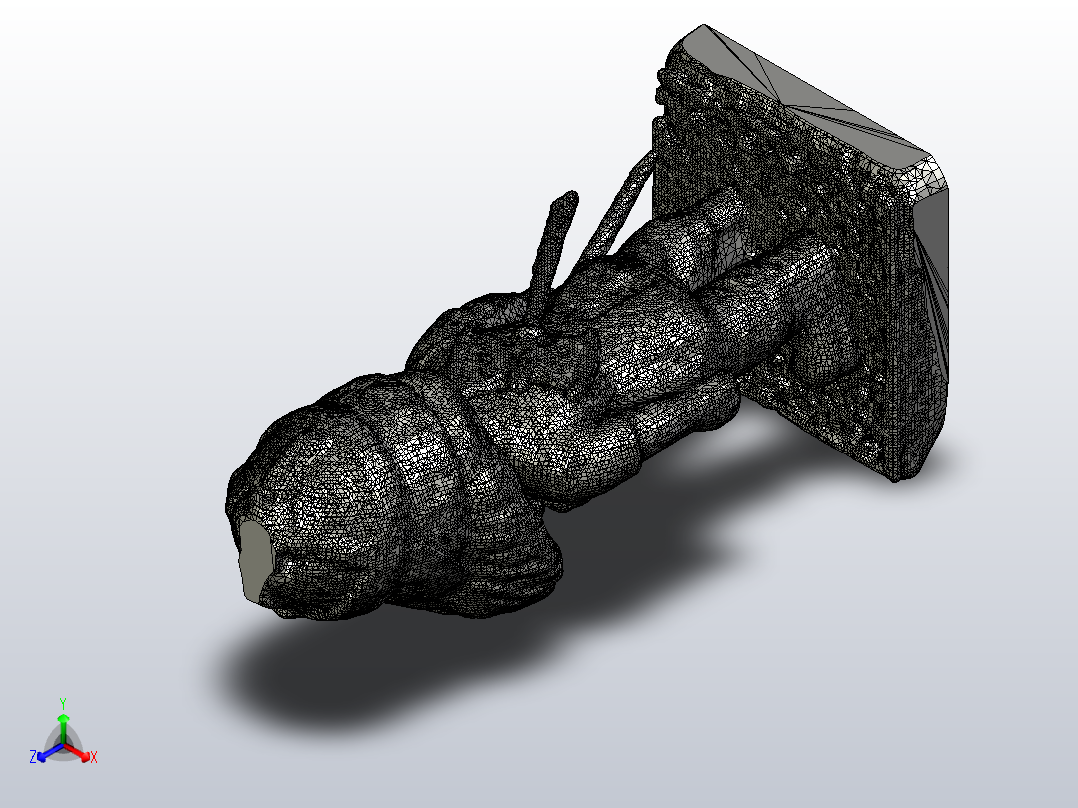 石斧老人主视图