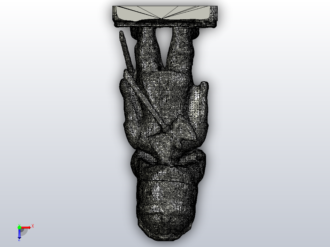 石斧老人俯视图