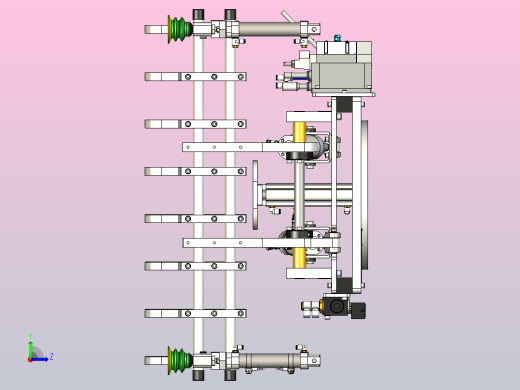 纸板与袋用夹持器左视缩略图