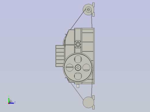 小型双齿辊对辊式制砂机左视缩略图