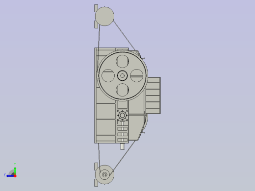 小型双齿辊对辊式制砂机右视缩略图