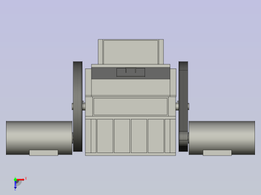小型双齿辊对辊式制砂机俯视缩略图