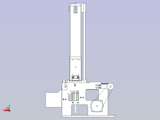 方形隔层用小纸板自动化上料设计后视缩略图