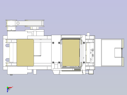 方形隔层用小纸板自动化上料设计俯视缩略图