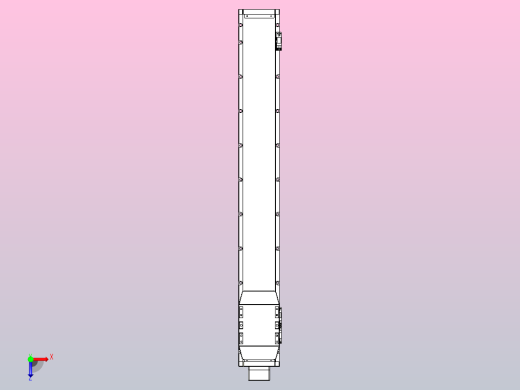 滚珠丝杠直线轴内置导轨TPA-GCR-120-1610C-L800-MP-M40-N3俯视缩略图