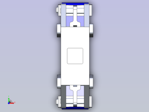 一款机械臂夹持器3D设计前视缩略图