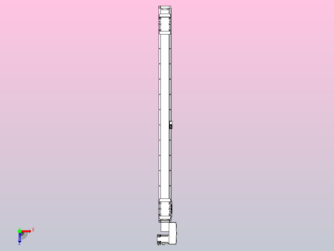 皮带直线轴双滑块型TPA-GCBS-80-P60-L525-QR-M20-N3俯视图