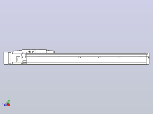 滚珠丝杠直线轴内置导轨TPA-GCR-120-1610C-L450-ML-M40-N3右视缩略图