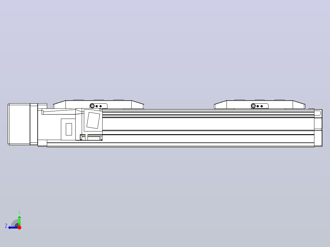 滚珠丝杠线性轴TPA-GCRS-50-1205C-L25-ML-M10-N3右视图