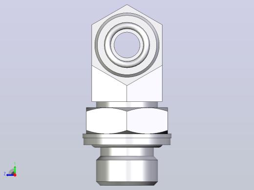 O Lok外螺纹螺柱跑步三通6 6 6S4OMLOS右视缩略图