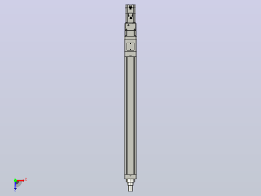 轻载电动缸TPA-ESR80-2510C-L800-M-W-P75-JX-C3俯视缩略图