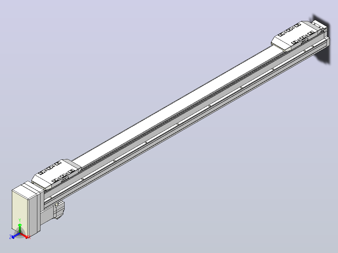 滚珠丝杠线性轴TPA-GCRS-50-1205C-L300-MP-M10-N3主视图