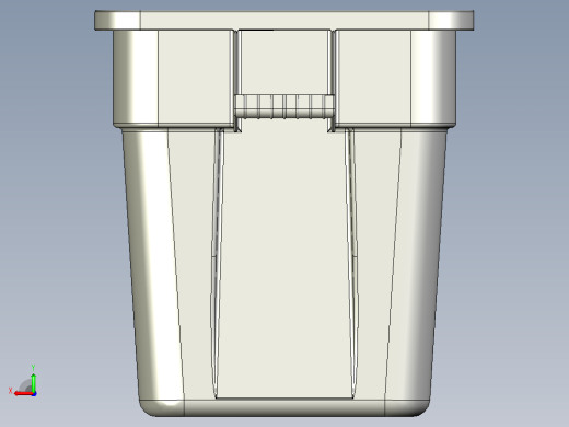 垃圾箱 垃圾处理设备brute-40-gal-square-garbage-bin-模型格式为 stp后视缩略图